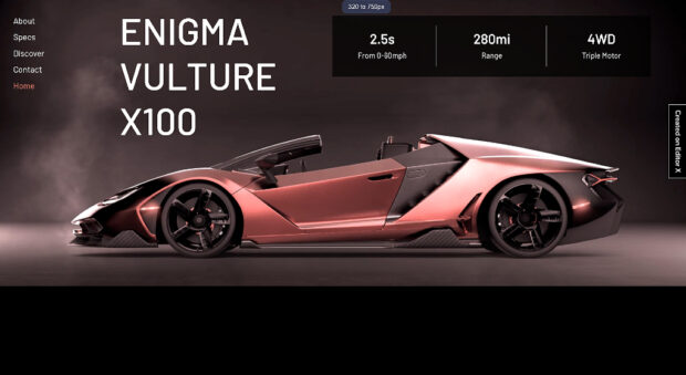 Product Launch - The Best Editor X Website Template