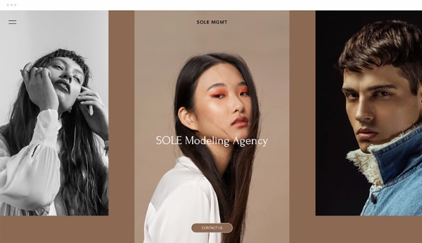 Modeling Agency Website Template