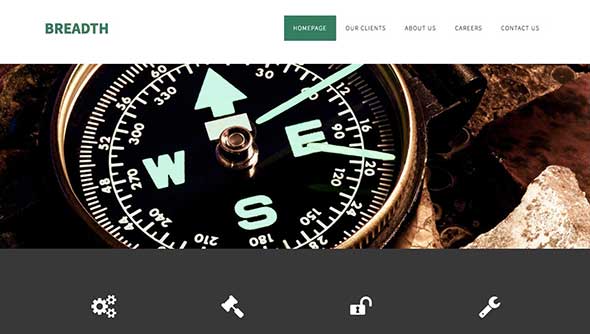 17 Breadth Free Dreamweaver Template