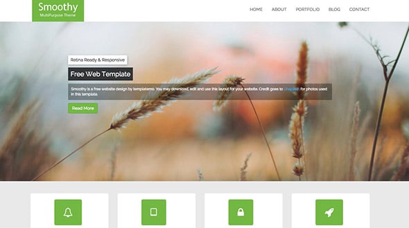 23 Smoothy Free Dreamweaver Template